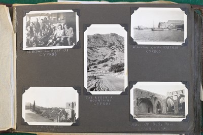 Lot 129 - Cyprus & Middle East. A personal souvenir photograph album