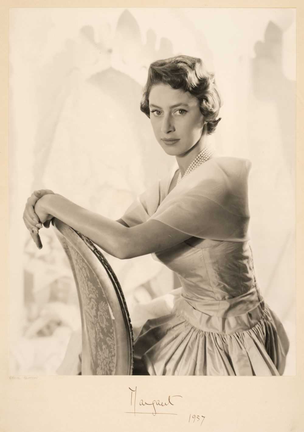 Lot 7 - Beaton (Cecil, 1904-1980). H.R.H. The Princess Margaret, 1955 & Queen Elizabeth II, 1952