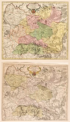 Lot 494 - Lithuania. Seutter (Matthaus), Novissima et Accuratissima Magni Ducatus Lithuaniae..., 1720