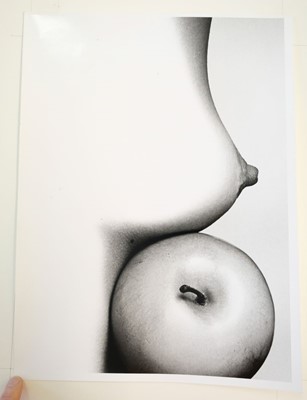 Lot 53 - Haskins (Sam, 1926-2009). Nude with Apple, 1972