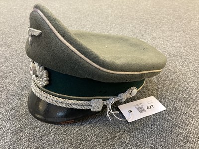 Lot 427 - Third Reich. WWII Infantry Officer's visor