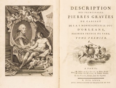 Lot 214 - La Chau (Abbé Géraud de, Gaspard Michel, Abbé Le Blond). Description des Principales..., 1780/84