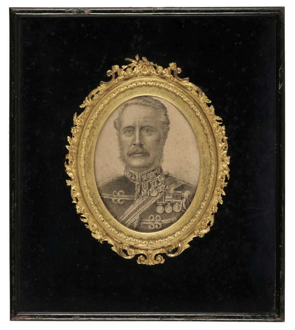 Lot 309 - Major General Gordon. Portrait Lithograph, circa 1890