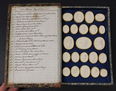 Lot 242 - Paoletti (Bartolomeo and Pietro). A collection of 300 plaster cameos, 1820