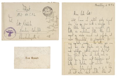 Lot 321 - Third Reigh.  SS Guard's Letter - Dated 1942