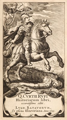 Lot 263 - Rufus (Quintus Curtius). Historiarum libri accuratissime editi, 1633