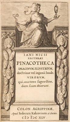 Lot 183 - Erythraeus (Janus Nicius). Pinacotheca altera imaginum, illustrium..., 1645