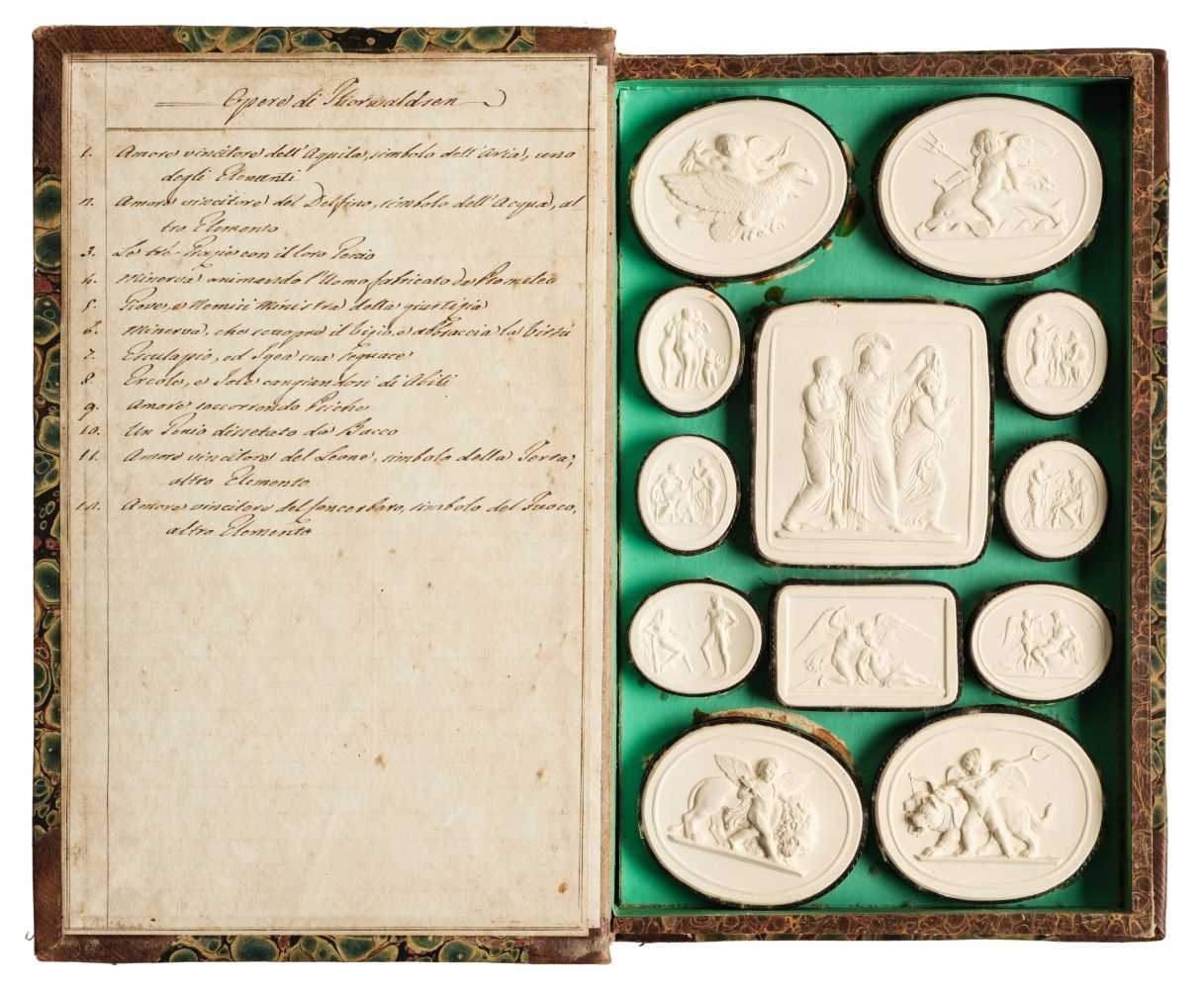 Lot 243 - Paoletti (Pietro, 1801-1847). A collection of 158 plaster cameos