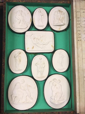 Lot 243 - Paoletti (Pietro, 1801-1847). A collection of 158 plaster cameos