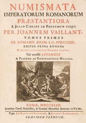 Lot 287 - Foy-Vaillant (Jean). Numismata Imperatorum Romanorum praestantiora a Julio Caesare