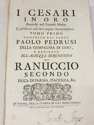 Lot 247 - Pedrusi (Paolo). Cesari in or raccolti nel Farnese Museo