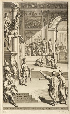 Lot 189 - Foy-Vaillant (Jean). Nummi Antiqui Familiarum Romanarum, 3 volumes, 1703