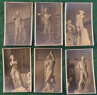 Lot 187 - Nudes. A group of male and female nude studies, circa 1870s