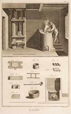Lot 541 - Duhamel du Monceau (Henri-Louis). Art du Cartier, [Paris: Desaint & Saillant], 1762
