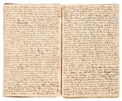 Lot 282 - Napoleonic Prisoner-of-War Diary. 1812-1814