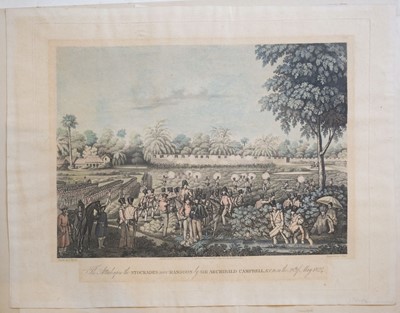Lot 392 - India. Jukes (Francis), View of Golconda from a Range Rocks West of it, T. Albury, 1798