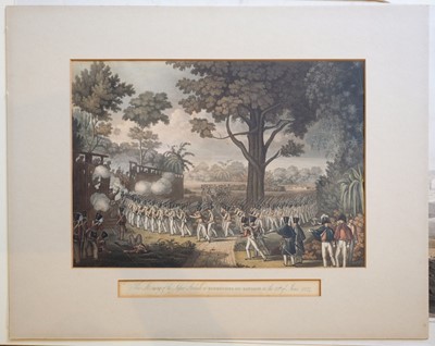 Lot 392 - India. Jukes (Francis), View of Golconda from a Range Rocks West of it, T. Albury, 1798