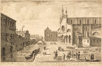 Lot 422 - Venice. Bowles (Thomas), Two views in Venice, 1749