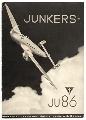 Lot 544 - Civil Aviation, Brochures including Junkers Ju86