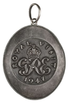 Lot 475 - Rhodesia. Royal Visit to South Africa 1947 Silver Medal