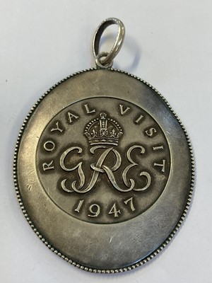 Lot 475 - Rhodesia. Royal Visit to South Africa 1947 Silver Medal