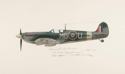 Lot 610 - Valo (John C., circa 1963),   Supermarine Spitfire Mk.Vb EN951 – 133 “Eagle” Squadron