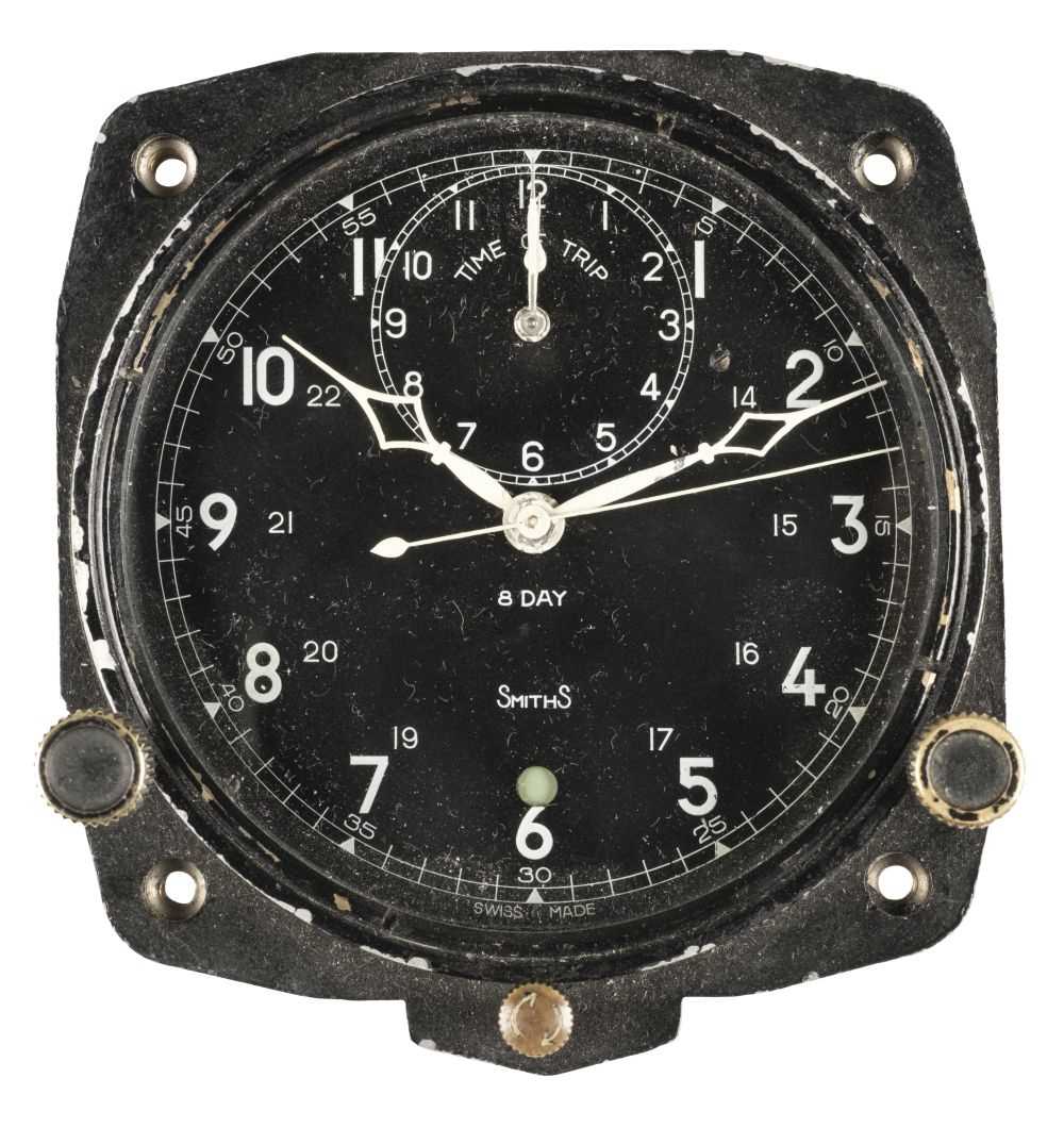 Lot 595 - RAF Instrument-board time-clock c1953