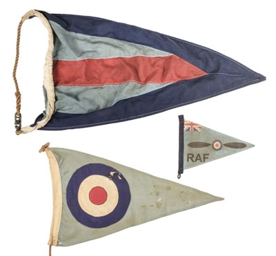 Lot 597 - RAF WWII Ranking Officers flagstaff pennant c1930/40