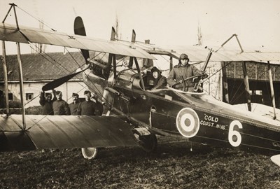 Lot 600 - Royal Flying Corps WWI – A group of mostly original photographs c1915-1918