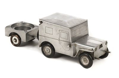 Lot 620 - WWII Jeep & Trailer Desktop Compendium c1940s