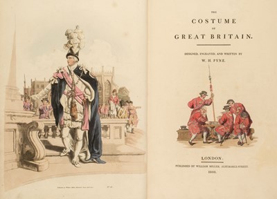 Lot 138 - Pyne (William Henry). The Costume of Great Britain, William Miller, 1808