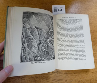 Lot 549 - Tolkien (J.R.R.) The Hobbit, 2nd impression, 1937
