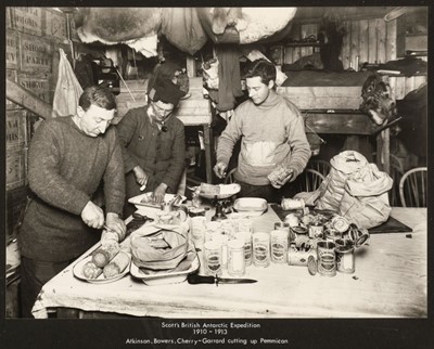 Lot 191 - Ponting (Herbert George, 1870-1935). 8 photographs of Scott's British Antarctic Expedition 1910-1913
