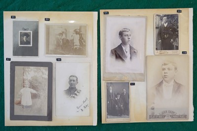 Lot 16 - Cartes de Visite. A group of approximately 700 mostly albumen print cartes de visite portraits