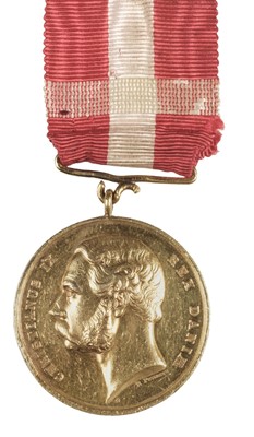 Lot 470 - Denmark. Christianus IX Gold Medal - J Blackburn