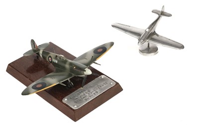 Lot 491 - Air Vice-Marshal Harold Bird-Wilson.Spitfire presentaiton model