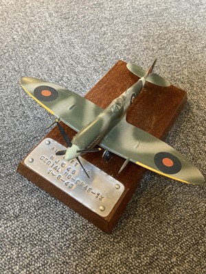 Lot 491 - Air Vice-Marshal Harold Bird-Wilson.Spitfire presentaiton model