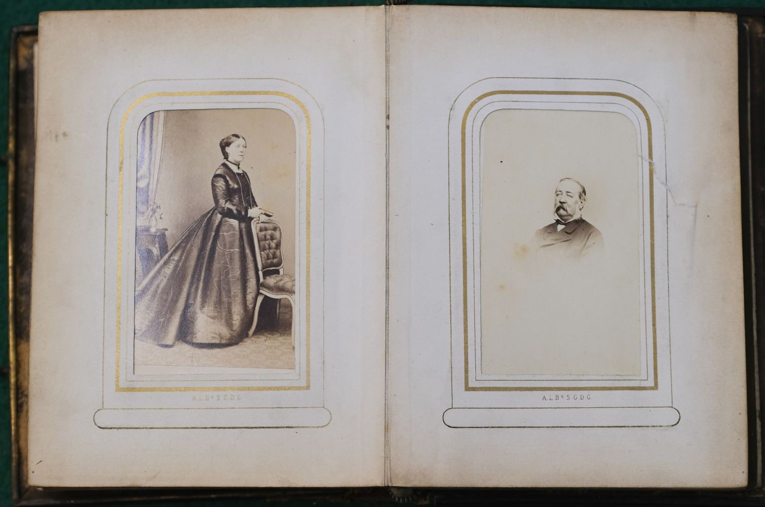 Lot 70 - A Victorian carte de visite album