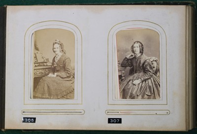 Lot 21 - Cartes de Visite. 17 Victorian albums, circa 1860s/1880s
