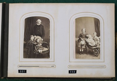 Lot 21 - Cartes de Visite. 17 Victorian albums, circa 1860s/1880s