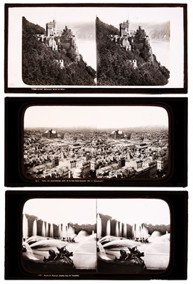 Lot 209 - Stereoviews. A group of 24 early glass stereoviews