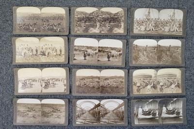 Lot 8 - Boer War. A group of approximately 220 stereoviews