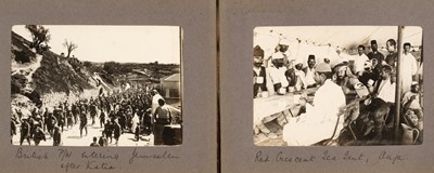 Lot 68 - Middle East. A small complete album of 24 window-mounted photographs, by G. R. Hughes