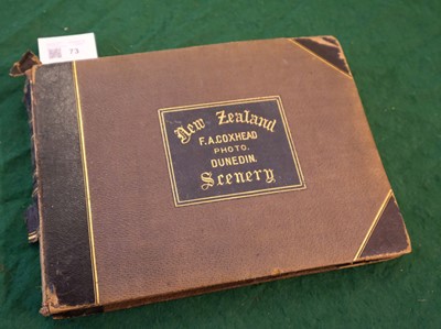 Lot 73 - New Zealand. An album containing 38 print views