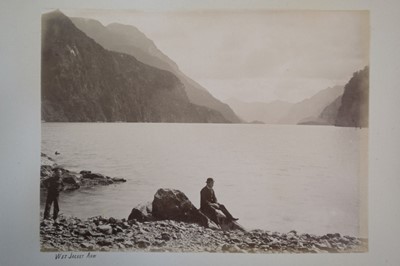 Lot 73 - New Zealand. An album containing 38 print views