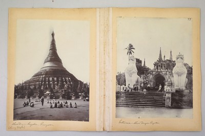 Lot 10 - Burma. An album of photographs of Burmese people and scenes
