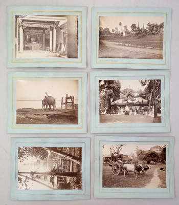 Lot 10 - Burma. An album of photographs of Burmese people and scenes