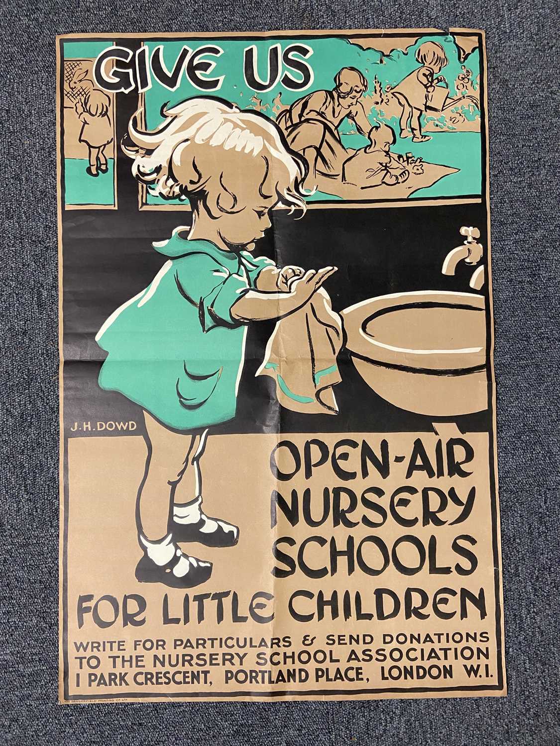 Lot 655 - Dowd (James Henry, 1884-1956). Give Us Open-Air Nursery Schools for Little Children