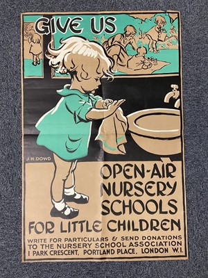 Lot 194 - Dowd (James Henry, 1884-1956). Give Us Open-Air Nursery Schools for Little Children