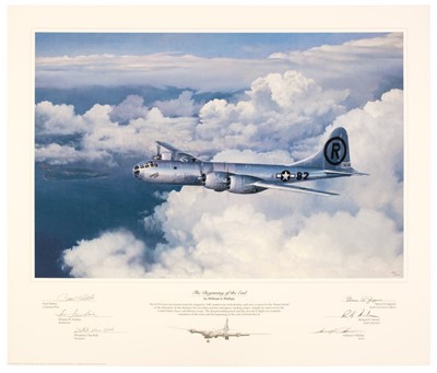 Lot 514 - Aviation Prints. The Beginning of the End, multi-signed prints and others